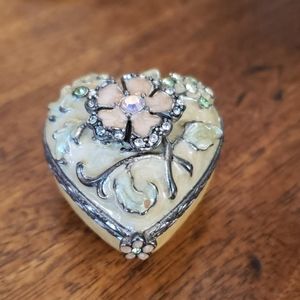 Jay Strongwater flower trinket box